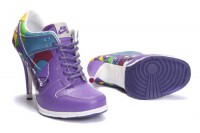 Nike 2012 Newest Dunk SB Heels Low Purple Yellow